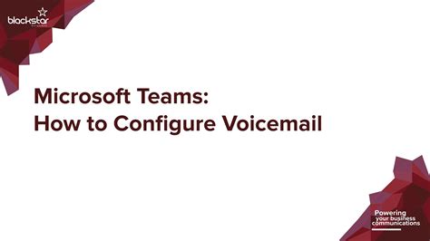 Microsoft Teams How To Configure Voicemail Youtube