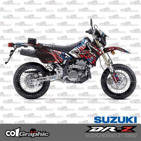 Suzuki Drz400s Drz400sm Drz400 Drz Full Fairings Coverset Sticker