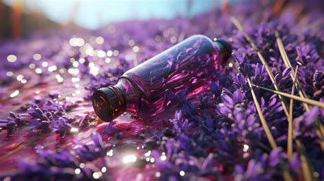 Premium Photo Oil And Lavender D Photorealistic Hyper Realistic