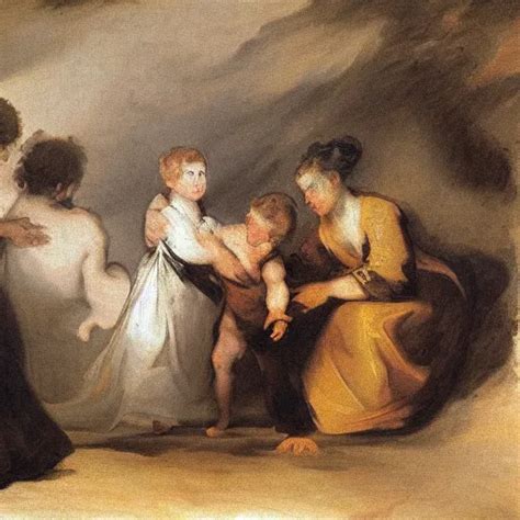 A Francisco Goya Oil Painting Of Transgenerational Stable Diffusion