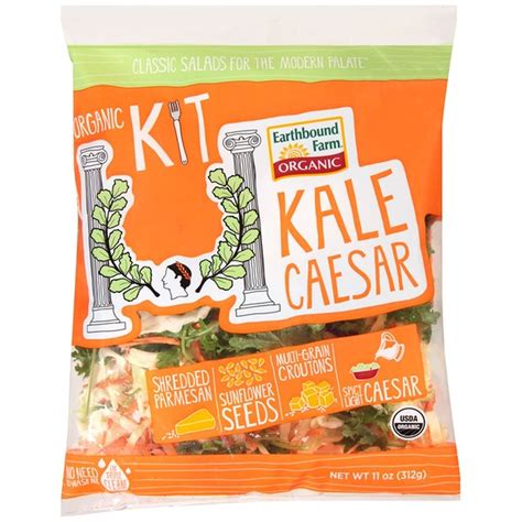 Earthbound Farm Organic Kale Caesar Salad Kit 11 Oz Delivery Or Pickup Near Me Instacart