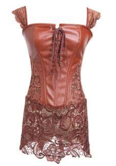 Buy ZZEBRA 3860brown Sapubonva Corset Steampunk Waist Best Lace Lady