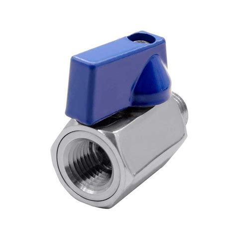 Beduan Mini Ball Valve 316 Stainless Steel Female X Male Npt Thread