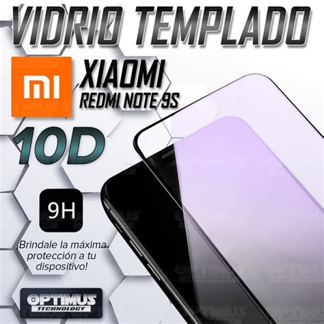 Vidrio templado Cristal Cerámico de cámara Xiaomi Redmi Note 9s