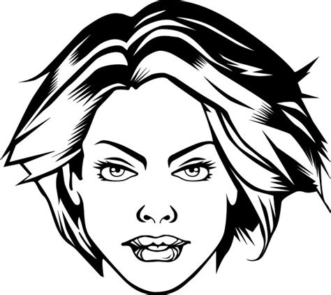 Super Woman Female Superhero Cartoon Clipart Vector Image