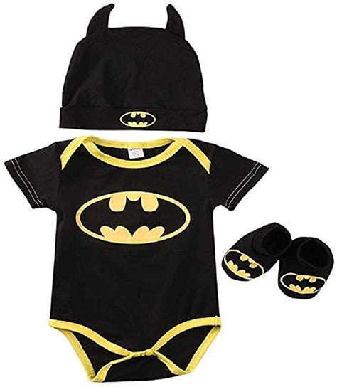 3 Unids Ropa Bebe Verano BEBS ReciN Nacidos Bebe Ni Os Batman