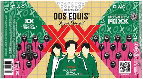 HEINEKEN México Dos Equis y El Juego del Calamar crean una edición