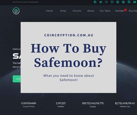 How To Buy Safemoon In A Beginners Guide Coincryption