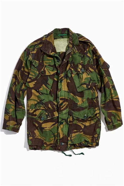 Vintage Overdyed Camo Military Overshirt Urban Outfitters