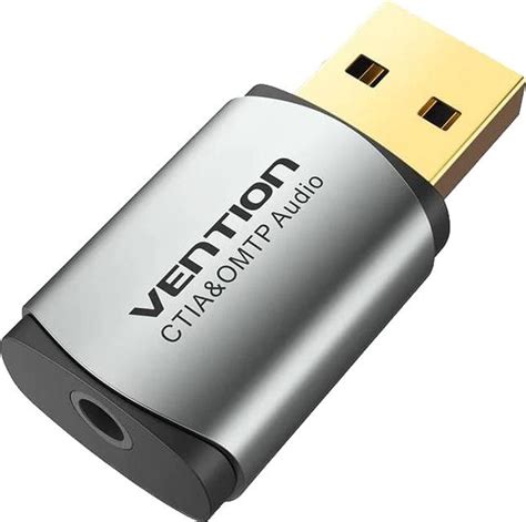 Звуковая карта Vention CDLH0 USB 3 5 мм jack Grey фото отзывы