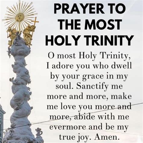 Prayer To The Holy Trinity