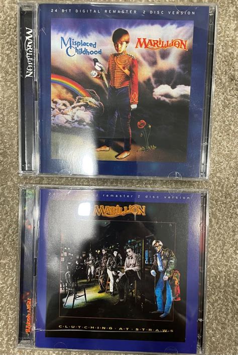 Cd Rock Ballads Marillion Classic Line Up With Fish Misplaced