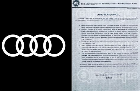 Audi Y Sindicato Postergan Inicio De Huelga Por Falta De Acuerdo Salarial