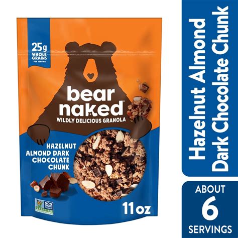 Bear Naked Hazelnut Almond Dark Chocolate Chunk Granola 11 Oz Kroger