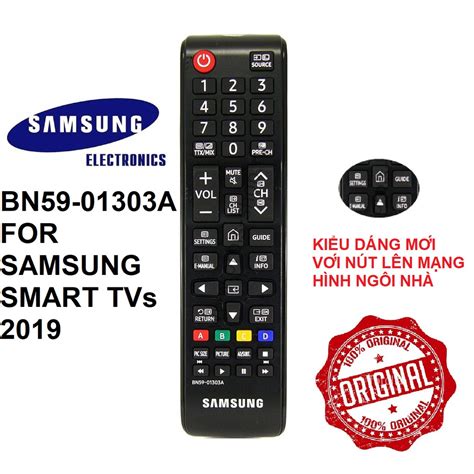 Remote điều khiển tivi Samsung smart BN59 01303A Model 2019 Tặng pin