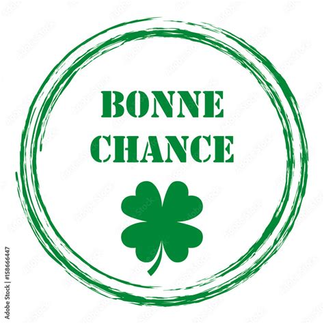 Logo Bonne Chance Stock Vektorgrafik Adobe Stock