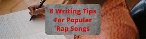 How To Write A Rap Song 8 Writing Tips For Rappers