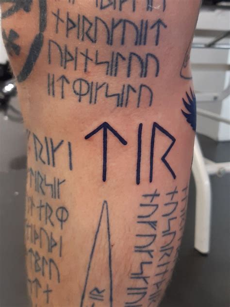 Tyr Viking Tattoos Runes Rune Tattoo Symbol Tattoos Rune Symbols Runes Nordic Tattoo Viking