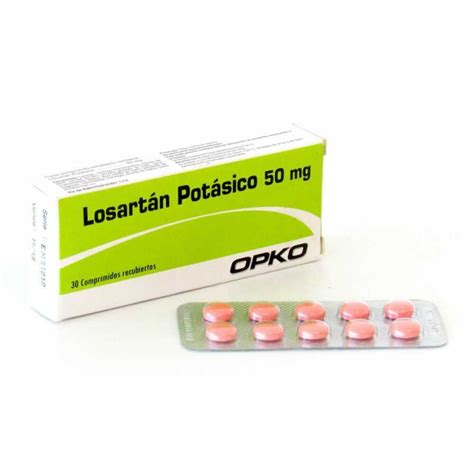 Losartan Potasico 50 Mg X 30 Comprimidos Opko Cenabast Farmatica