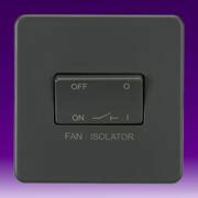 Pole Fan Isolator Switch Anthracite Knightsbridge Sf At