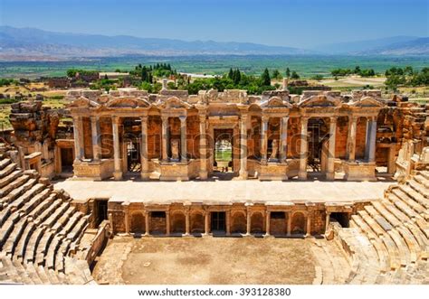 Antique Theater Amphitheater Ancient Roman Objects Stock Photo