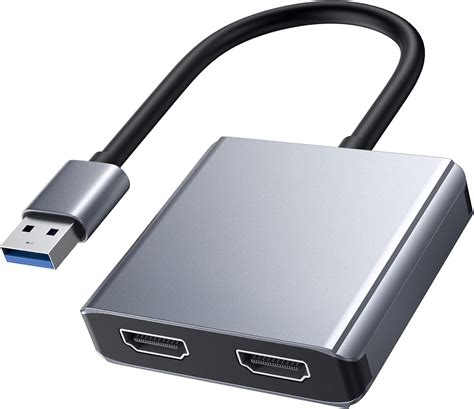 Amazon Ablewe Usb To Dual Hdmi Adapter Extend And Mirror Windows