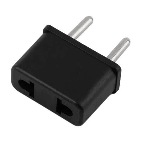 US To EU Europe 220V Standard AC Power Plug Adapter Outlet Travel ...