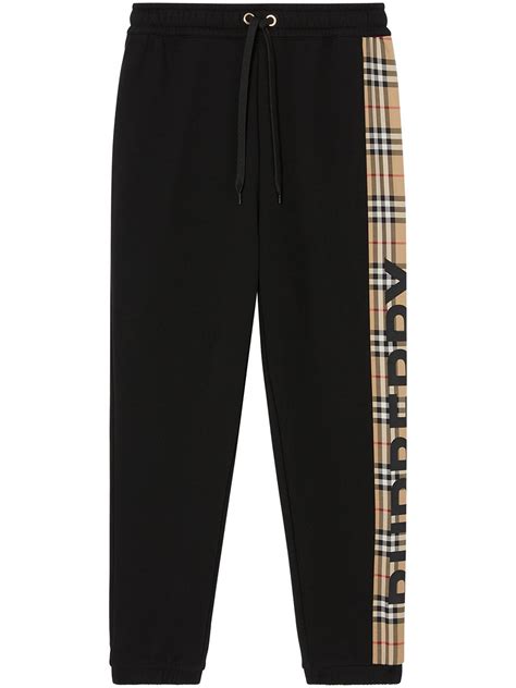 Burberry Vintage Check Panel Track Pants Farfetch