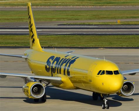 A Spirit Airlines Airbus A 321 Wearing The Bare Fare Livery At Tpa