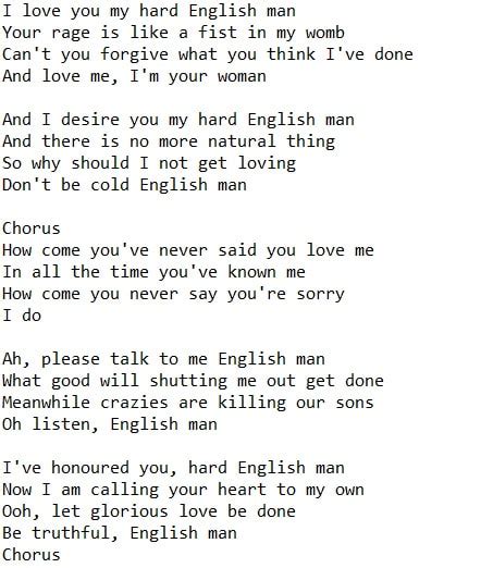 English Songs Lyrics