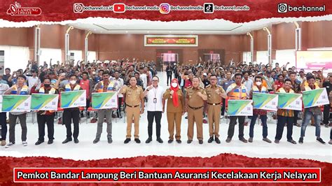 Pemkot Bandar Lampung Beri Bantuan Asuransi Kecelakaan Kerja Nelayan