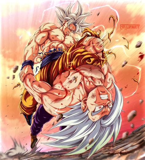 Goku Mui Vs Gohan Beast En Personajes De Dragon Ball