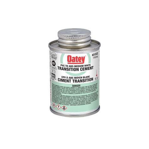 Oatey® Abs To Pvc Transition White Cement Oatey