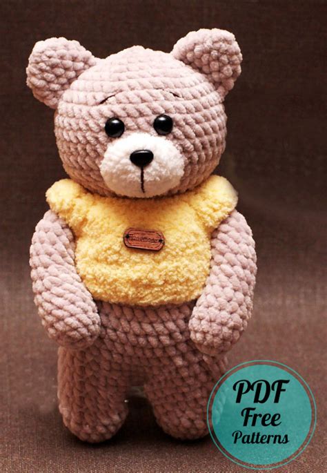 Easy Plush Teddy Bear Amigurumi Pdf Pattern Amigurumiday