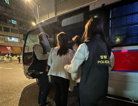 警方深水埗打擊街頭賣淫拘捕兩名女子 Rthk