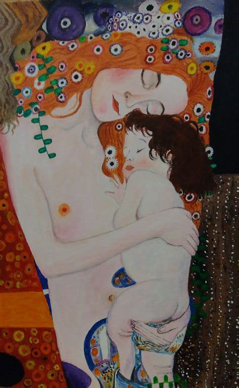 Klimt Imitation Le Et Della Donna Particolare Acrilico