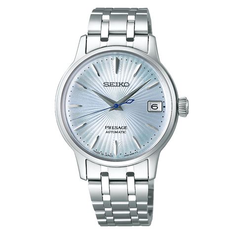 Seiko Presage Women S Skydiving Blue Cocktail Time Watch Srp J