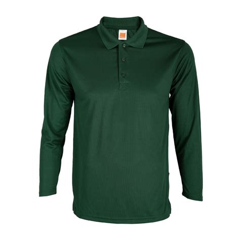 JCP X OREN SPORT Premium Quick Dry Long Sleeve Polo QD67 Unisex Side