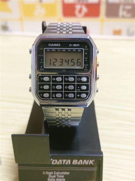 Vintage S Casio C Calculator Digital Watch Men Ebay