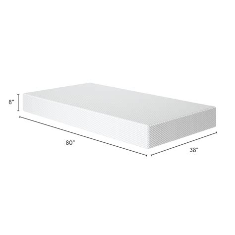 8 Inch Twin Xl Memory Foam Mattress Plankbeam