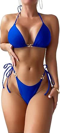 Palmipeta Conjunto De Bikini Tri Ngulo Descarado Para Mujer Traje De