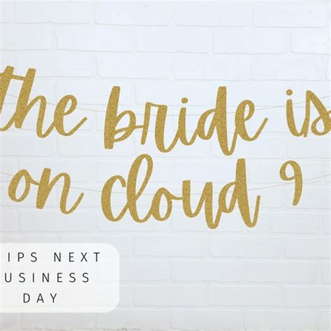 Editable The Bride Is On Cloud Nine Bridal Shower Invitation Etsy