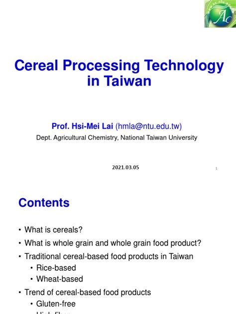 2021 Cereal Processing Technology | PDF | Whole Grain | Coeliac Disease