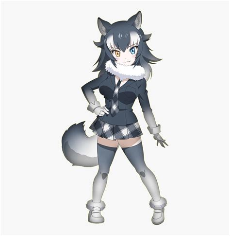 Kemono Friends Gray Wolf Mmd Model Hd Png Download Transparent Png