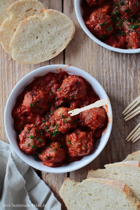 Albóndigas en salsa de Tomate Spanische Hackbällchen mit Tomatensauce