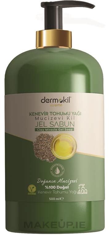 Dermokil Hemp Seed Oil Miraculous Liquid Clay Soap Gel Soap With Hemp