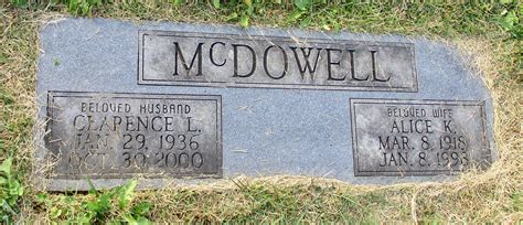 Alice Kay Mcdowell 1918 1998 Find A Grave Memorial