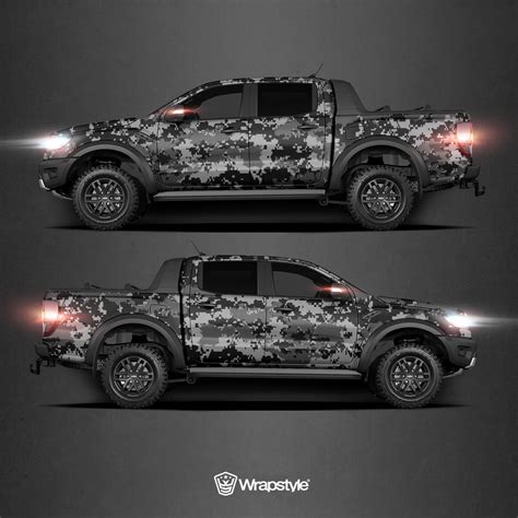 Ford Ranger Digi Camo Design Wrapstyle