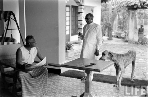 Sir John Kotelawala At His Kandawala Walauwwa Residence 1954 Rsrilanka