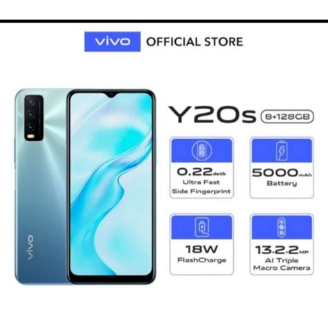 Jual Vivo Y20 Y20s Ram 8 128 4 64 Gb Garansi Resmi 1 Tahun Shopee